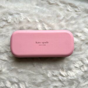 🍋2 for $10 🍋 Kate Spade New Authentic Hard Clamshell Eyeglasses Case Pink Green
